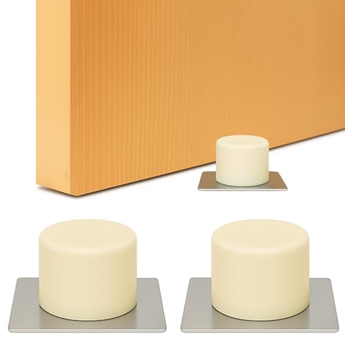 Brinox Türstopper, selbstklebend, Beige, 2 Stück, Dämpfungsgummi und Sockel aus Edelstahl, 45 x 45 x 21 mm Brinox Türstopper, selbstklebend, Beige, 2 Stück, Dämpfungsgummi und Sockel aus Edelstahl, 45 x 45 x 21 mm von Brinox