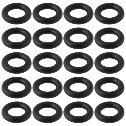 Briny River 100 Stück EPDM O-Ringe Gummidichtung Metrische Dichtscheiben für Filterdüsen-Rohrverbindung 14x8x3mm Schwarz von Briny River