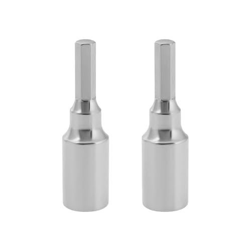 Briny River 2 Stück 4 Mm Bis 6,35 Mm (1/4 Zoll) Magnetischer Sechskant-Bit für Manuellen Elektrischen Schraubendreher-Konverter von Briny River