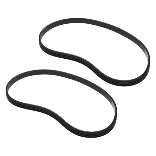 Briny River 2 Stück 4 Rippen 4PJ470 Motor-Keilriemen 185J Gerippter Gummiriemen PJ470 für Laufband Massagegerät Rasenmäher Kettensäge Luftkompressor 470mm Schwarz Briny River 2 Stück 4 Rippen 4PJ470 Motor-Keilriemen 185J Gerippter Gummiriemen PJ470 für Laufband Massagegerät Rasenmäher Kettensäge Luftkompressor 470mm Schwarz von Briny River