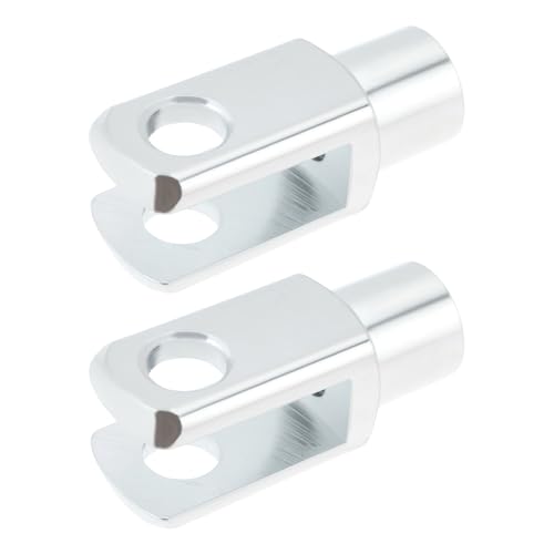 Briny River 2 Stück M8 x 1,25 Luftzylinder-Stange, Gabelkopf, 42 mm, Rechtshänder, Innengewinde, Y-Stecker für elektronische Automatisierungsausrüstung von Briny River