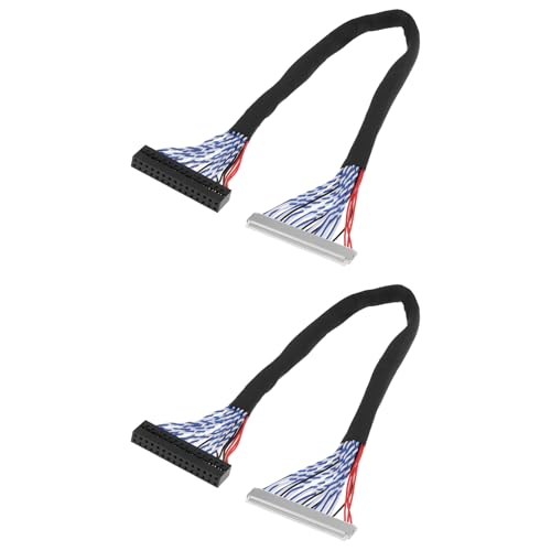 Briny River 2 Stücke 8 Bit LVDS Kabel FIX-30 Pin 2ch Für 17-26 Zoll LCD/LED Panel Controller 25cm von Briny River