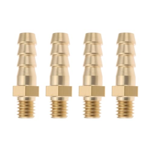 Briny River 4PCS Messing Barb Schlauch Schwanz Anschlüsse M6 X 1,0 Zu 6mm HoseFor Marine Luft Kraftstoff Systeme Briny River 4PCS Messing Barb Schlauch Schwanz Anschlüsse M6 X 1,0 Zu 6mm HoseFor Marine Luft Kraftstoff Systeme von Briny River