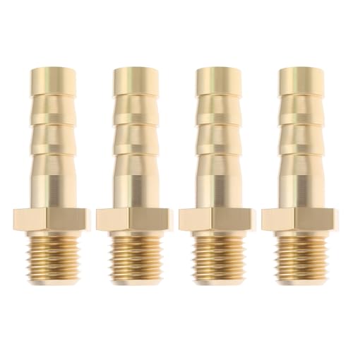Briny River 4PCS Messing Barb Schlauch Schwanz Anschlüsse M8 X 1,0 Zu 6mm HoseFor Marine Luft Kraftstoff Systeme Briny River 4PCS Messing Barb Schlauch Schwanz Anschlüsse M8 X 1,0 Zu 6mm HoseFor Marine Luft Kraftstoff Systeme von Briny River