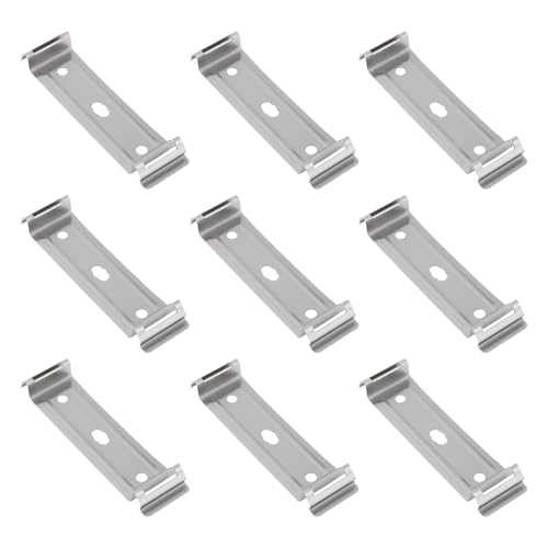 Briny River 50Pcs LED Licht Clips Befestigungs Clips 72x20x8mm Geeignet für Die Meisten Led Batten von Briny River