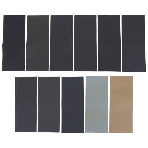 Briny River 66 Stück 9,3 x 23 cm Nass- und Trockenschleifpapier zum Polieren von Autos, Holz, Möbeln, Stein, Farbe, Metall, Glas usw. von Briny River