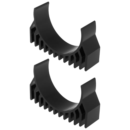 Briny River Extrudermotor-Kühlkörper, kompatibel mit Crealty K1 K1 Max K1C Extruder, Hotend, geeignet für 36 mm Pfannkuchenmotor, Schwarz, 2 Stück von Briny River
