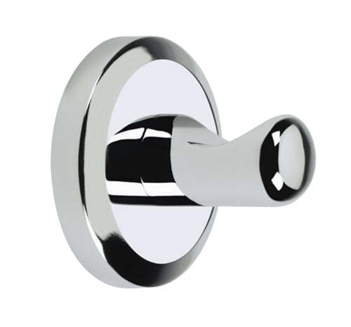 Bristan Einzelhaken für Bademantel – Verchromt aus Messing, 100% Messing, J-förmig, Wandmontage, Modern, Chrome, 1 Wandhaken Bristan Einzelhaken für Bademantel – Verchromt aus Messing, 100% Messing, J-förmig, Wandmontage, Modern, Chrome, 1 Wandhaken von Bristan