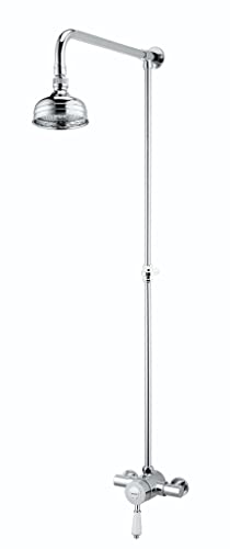 Bristan KN2 SHXRR C Colonial2 Thermostat-Duschventil mit starrer Duschstange, Chrom, Fixed Kit Bristan KN2 SHXRR C Colonial2 Thermostat-Duschventil mit starrer Duschstange, Chrom, Fixed Kit von Bristan