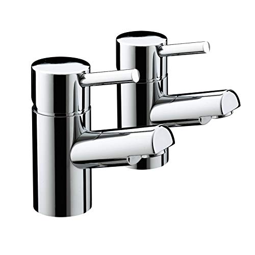 Bristan PM 3/4 C Prism Badewannenarmaturen, Chrome, Bath Pillar von Bristan