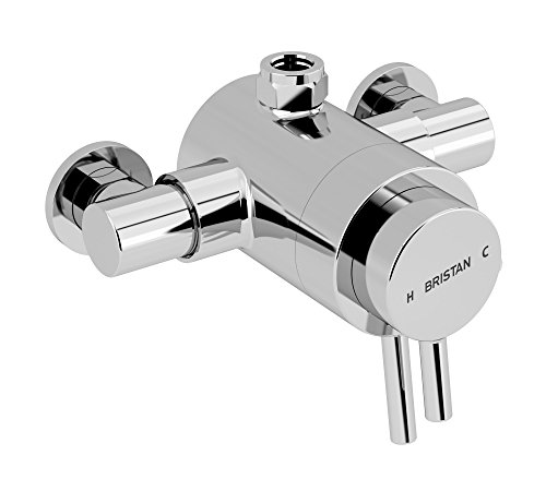 Bristan PM2 CSHXTVO C Prism Exposed Concentric Top Outlet Duschventil, Chrome von Bristan