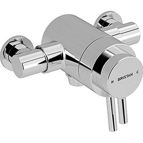 Bristan PM2 CSHXVO C Prism Exposed konzentrisches Duschventil, Chrome, Bottom Outlet von Bristan