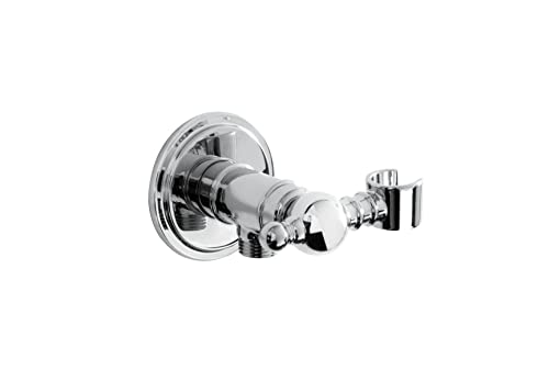 Bristan TD WORDHH04 C Shower Acc Traditional Wall Outlet with Handset Holder and Round Plate Duschzubehör, Verchromt Bristan TD WORDHH04 C Shower Acc Traditional Wall Outlet with Handset Holder and Round Plate Duschzubehör, Verchromt von Bristan