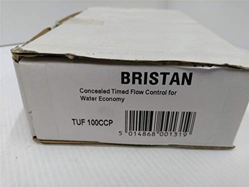 Bristan TUF100CCP Verdeckte zeitgesteuerte Durchflusskontrolle für Wassersparung Mischduschen, Chrome von Bristan