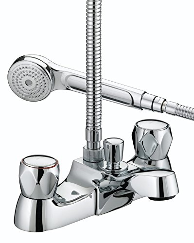 Bristan VAC LBSM C MT verchromtem Club Luxus Bad Dusche Mixer mit Metall Köpfe von Bristan