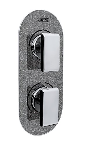 Bristan mpiv2 shcdiv GG Glisten Metallic Pivot 2 verdeckte Dual Control Ventil und Umsteller, chrom/graphit Bristan mpiv2 shcdiv GG Glisten Metallic Pivot 2 verdeckte Dual Control Ventil und Umsteller, chrom/graphit von Bristan