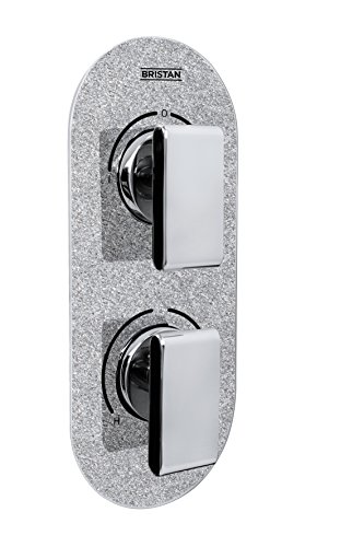 Bristan mpiv2 shcdiv SS Sparkle Metallic Pivot 2 verdeckte Dual Control Ventil und Umsteller, chrom/silber Bristan mpiv2 shcdiv SS Sparkle Metallic Pivot 2 verdeckte Dual Control Ventil und Umsteller, chrom/silber von Bristan