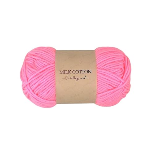 Bristlegrass Geranium Rosa Garn zum Häkeln von Baumwolle, weich, Häkeln und Stricken, 100 % Acrylgarn, Sockengarn zum Stricken, 50 g, 105 m Bristlegrass Geranium Rosa Garn zum Häkeln von Baumwolle, weich, Häkeln und Stricken, 100 % Acrylgarn, Sockengarn zum Stricken, 50 g, 105 m von Bristlegrass