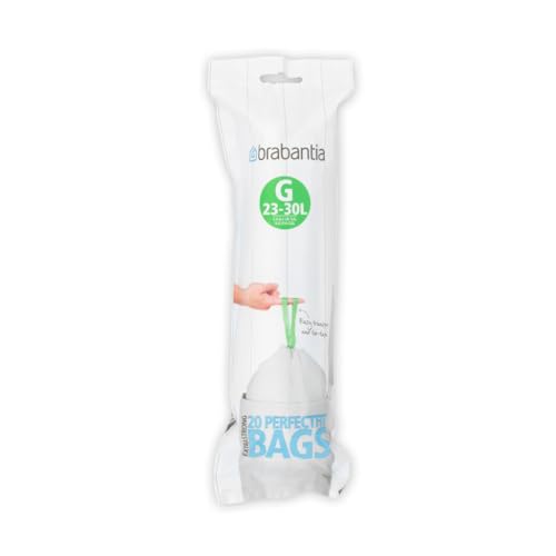 Brabantia Größe G 'PerfectFit' Müllbeutel 23–30 Liter 40 Beutel 2 x Rollen von 20 von Brabantia