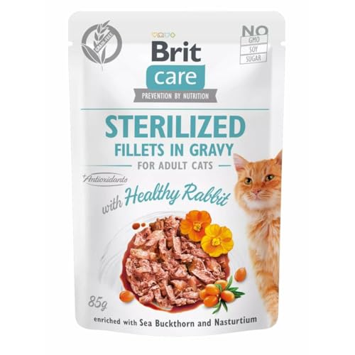 VAFO Praha s.r.o. Brit Care COT SASZ.85G FG Sterilisiert Kaninchen Nassfutter / 24 von Brit