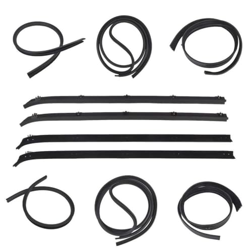 10pcs Weatherstrip Seal kompatibel mit 80-93 Türfenster-Ersatz für D W 150 Modell KD1002-10A AP01 von BritBolt