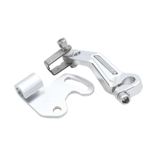 BritBolt CNC Aluminium Ein Fingerkupplungshebel Armkompatibel mit 790 890 Abenteuer R 2018-2025 Modelle passt zu 800 m Motorrad.(Silver) von BritBolt