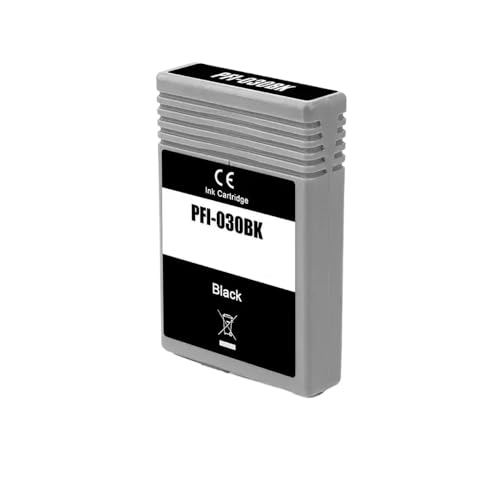 BritBolt Kompatibel mit PFI-030 PFI030 PFI 030 TA20 30 Vollpigment Ink Patrone Universal Fit für ImagePrograf TA-20 TA-30 TM-240 TM-340 Druckermodelle Dritter Austausch(Black) von BritBolt