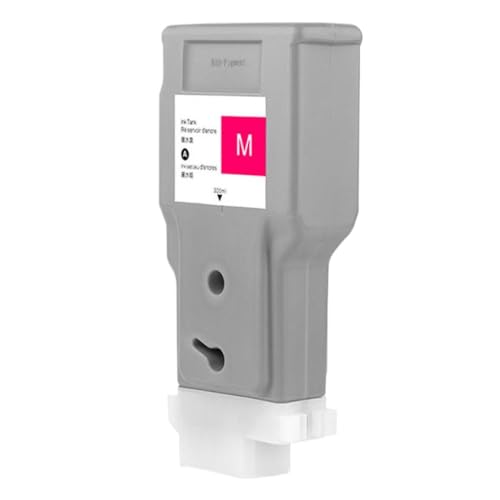 BritBolt Kompatibel mit PFI320 PFI 320 PFI-320 300 ml Farbe Universal Fit Inkjet-Tintenpatron(PFI-320 Magenta) von BritBolt