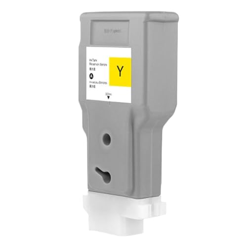 BritBolt Kompatibel mit PFI320 PFI 320 PFI-320 300 ml Farbe Universal Fit Inkjet-Tintenpatron(PFI-320 Yellow) von BritBolt