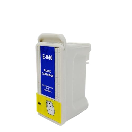BritBolt Kompatibel mit T040 T041 Color Inkjet Ink Patrone Universal Fit für Stift C62 CX3200 Drucker Aftermarket -Austausch(1PCS 040-BK) von BritBolt