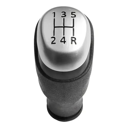 BritBolt Matt Silber 5-Geschwindigkeitsgetriebe Schaltknauf Handballhebel kompatibel mit Clio 4 IV MK4 2012-2019 Modelle Automobilzubehör von BritBolt