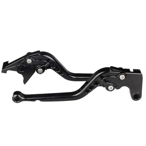 FMX650 FMX 650 2005-2006 Motorrad Einstellbare Kupplungsbremshebel kompatibel mit verschiedenen Modellen Bremsgriff Zubehör Griff(Long Black) von BritBolt
