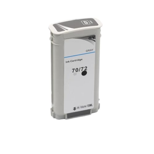 Kompatible 72 6 Farbe 130 ml Universal Tintenpatronen mit Chips mit 72 Designjet T610 T770 T795 T1100 T1120 T1200 T1300 T2300 Ersatz für Dritte(GY) von BritBolt