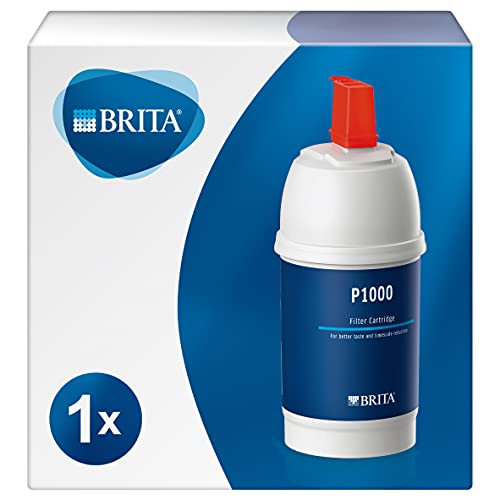 BRITA Filterkartusche P1000 - Filter für BRITA Armaturen, reduziert Kalk, Chlor, Blei, Kupfer & geschmacksstörenden Stoffe für frisches gefiltertes Leitungswasser / filtert bis zu 1200l von Brita
