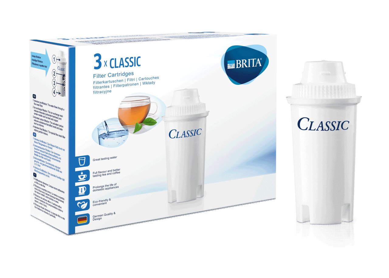 BRITA Filterkartuschen CLASSIC für BRITA CLASSIC Wasserfilter-Systeme 3er-Pack BRITA Filterkartuschen CLASSIC für BRITA CLASSIC Wasserfilter-Systeme 3er-Pack von Brita