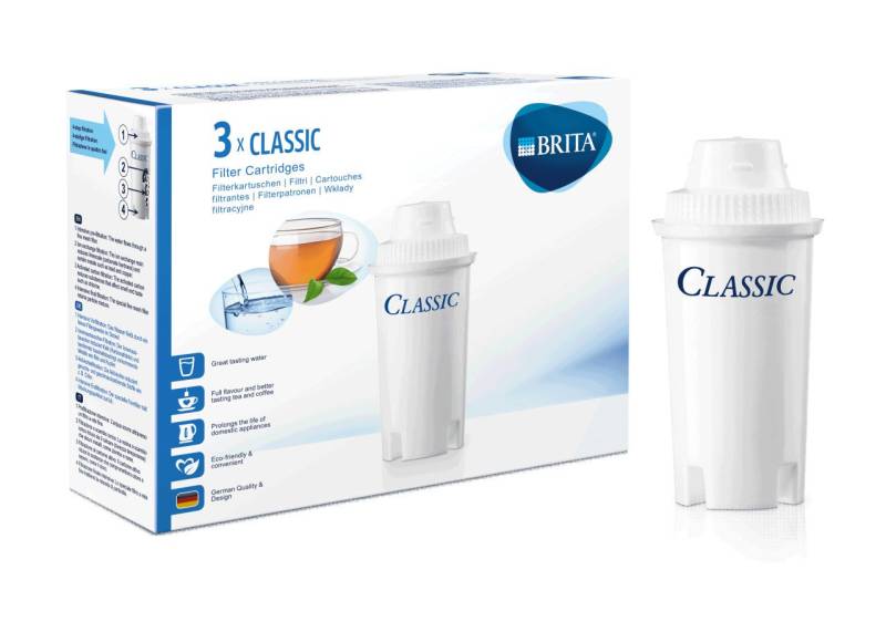 BRITA Filterkartuschen CLASSIC für BRITA CLASSIC Wasserfilter-Systeme 3er-Pack von Brita