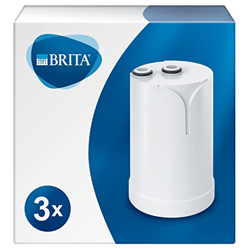 BRITA On Tap HF, Wasserfilterpatrone, Ersatz kompatibel mit BRITA On Tap, Packung mit 3 Einheiten von BRITA