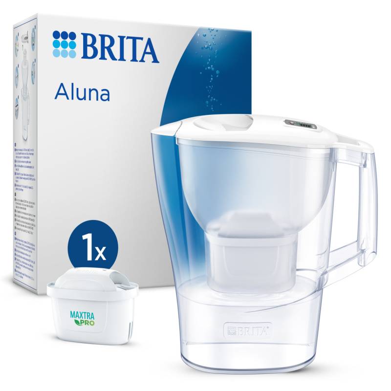 Brita Wasserfilter-Kanne Aluna weiß 2,4 l Füllmenge von Brita