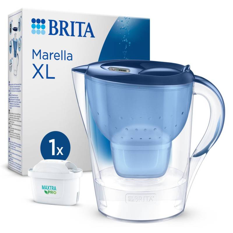 Brita Wasserfilter-Kanne Marella XXL blau 3,5 l Füllmenge von Brita