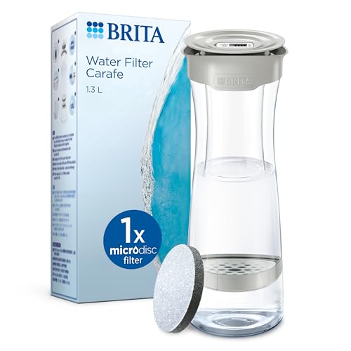 Brita Wasserkaraffe mit Wasserfilter fill&serve Mind, hellgrau, 10 x 10 x 28,5 cm Brita Wasserkaraffe mit Wasserfilter fill&serve Mind, hellgrau, 10 x 10 x 28,5 cm von Brita