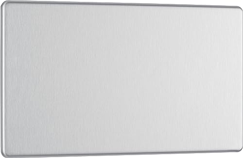 BG Electrical Doppelte, schraubenlose Blindplatte von British General