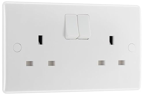 Masterplug Nexus 822DP 13 A 2-Gang Double Pole Moulded Switched Socket by Masterplug Masterplug Nexus 822DP 13 A 2-Gang Double Pole Moulded Switched Socket by Masterplug von British General