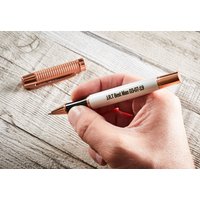 Luxusstift 18K Rosegold Verkleidet Chefrollerball Name Initialen Monogramm Individuelle Gravur Oder Firma Schöne Geschenk Etui Hohe Qualität von BritishGoldCompany