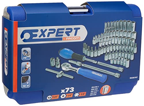 Britool Expert von Facom E030707B 1/4-Zoll-Sockelantriebssatz (73 Stück) von Britool