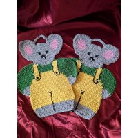 Niedlige Mäuse Topflappen Niedlige Mäuse Topflappen von BrittasBastelBude