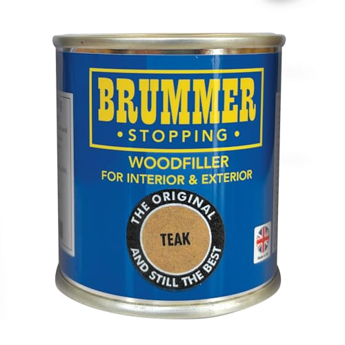 Brummer Holzspachtelmasse, Teak, 700 g von Briwax