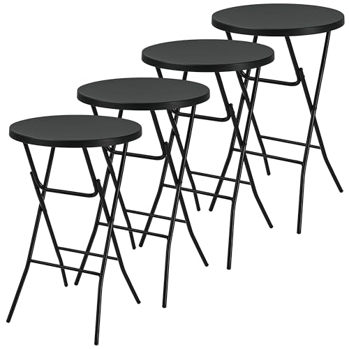 Brixy 4x stabile schwarze Stehtische - Partytisch - Robust und witterungsbeständig - klappbar - 80cm x 110cm - Party Brixy 4x stabile schwarze Stehtische - Partytisch - Robust und witterungsbeständig - klappbar - 80cm x 110cm - Party von Brixy