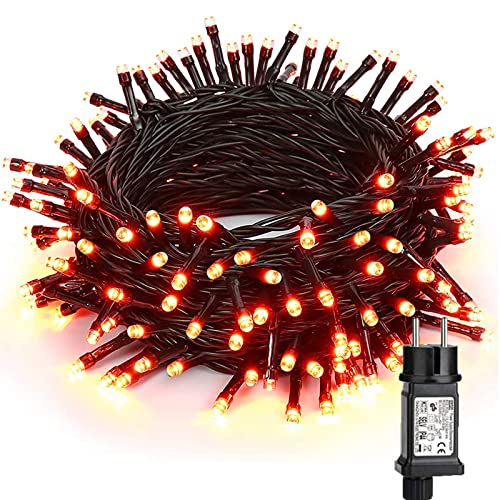 BrizLabs Orange Herbst Dekoration Lichterkette, 20M 200 LED Halloween Lichterketten Garten Strom 8 Modi Wasserdicht Innen Außen Weihnachtsdeko Beleuchtung für Erntedankfest Geburtstag Hochzeit Party BrizLabs Orange Herbst Dekoration Lichterkette, 20M 200 LED Halloween Lichterketten Garten Strom 8 Modi Wasserdicht Innen Außen Weihnachtsdeko Beleuchtung für Erntedankfest Geburtstag Hochzeit Party von BrizLabs
