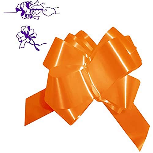 BRIZZOLARI 158044.12 30 Stück-Schleife Strip, Orange von Criscolor