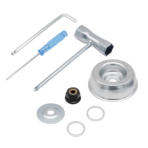 Blade Adapter Befestigungsset für Stihl FS55 FS55R FS56 FS56RC FS70R FS80 FS80R FS85 FS90 FS90R FS94 FS100RX FS110 FS120 FS130 FS130R FS200 FS240 FS250 -KM Klingenaufsatz Set (8 Stück) von Brlyeeanze